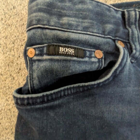 HUGO BOSS DENIM JEANS MAINE2 REGULAR FIT MEN’S 34x34 Blue - Picture 5 of 14